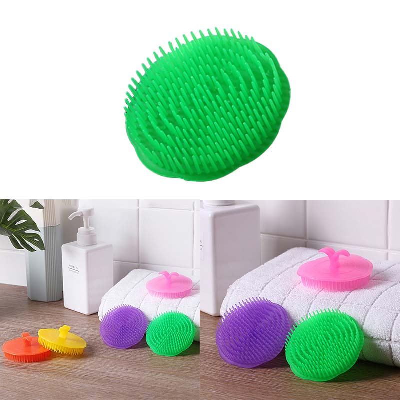 Bàn Chải Mát Xa Da Đầu Khi Tắm Mềm Mại Tiện Dụng