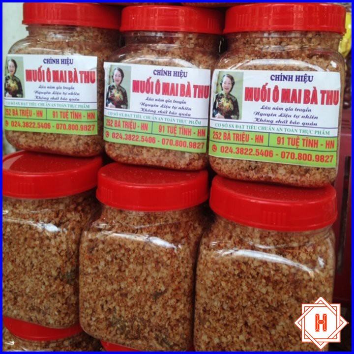 Muối Ô mai bà Thu chính hiệu 150gr có tem { H }