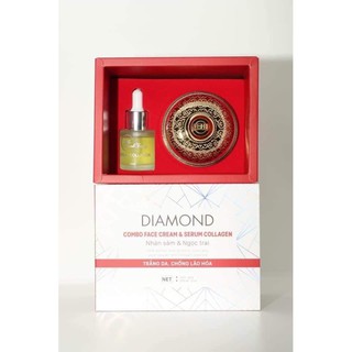 BỘ KEM FACE DIAMOND NHÂN SÂM NGỌC TRAI DƯỠNG TRẮNG DA