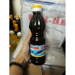 Nước mắm truyền thống hai non cà ná 35 độ đạm (thùng 6 chai 500ml/chai)