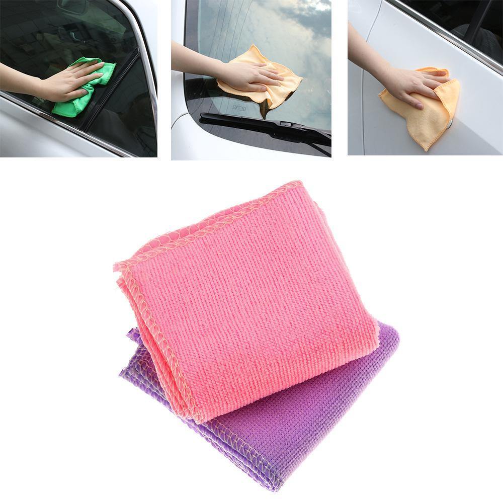 Bộ 10 Khăn Lau Bằng Sợi Polyester Thấm Hút Tốt 20 * 20cm