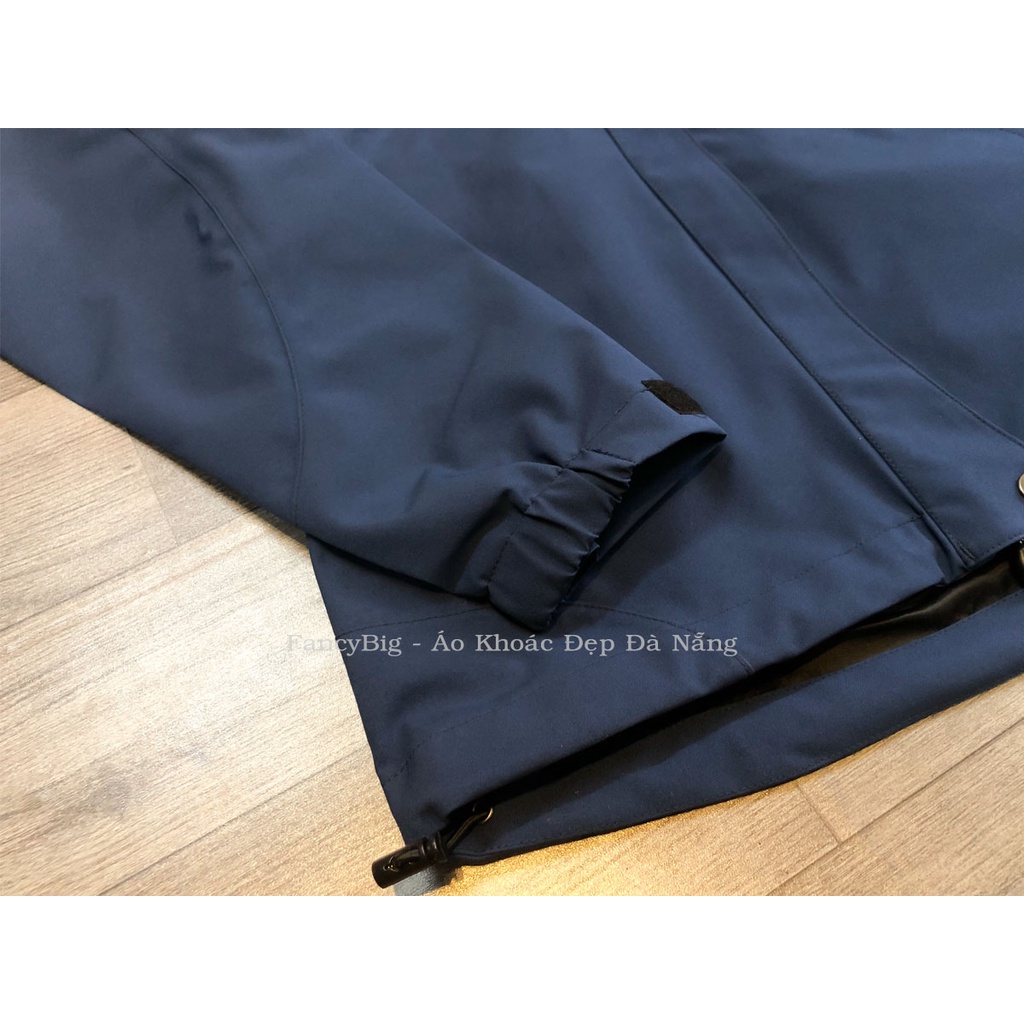 [Shop Uy Tín] Áo Khoác Gió Cặp Chống Thấm Nước Màu Trắng Kem Phối Đen | BigBuy360 - bigbuy360.vn