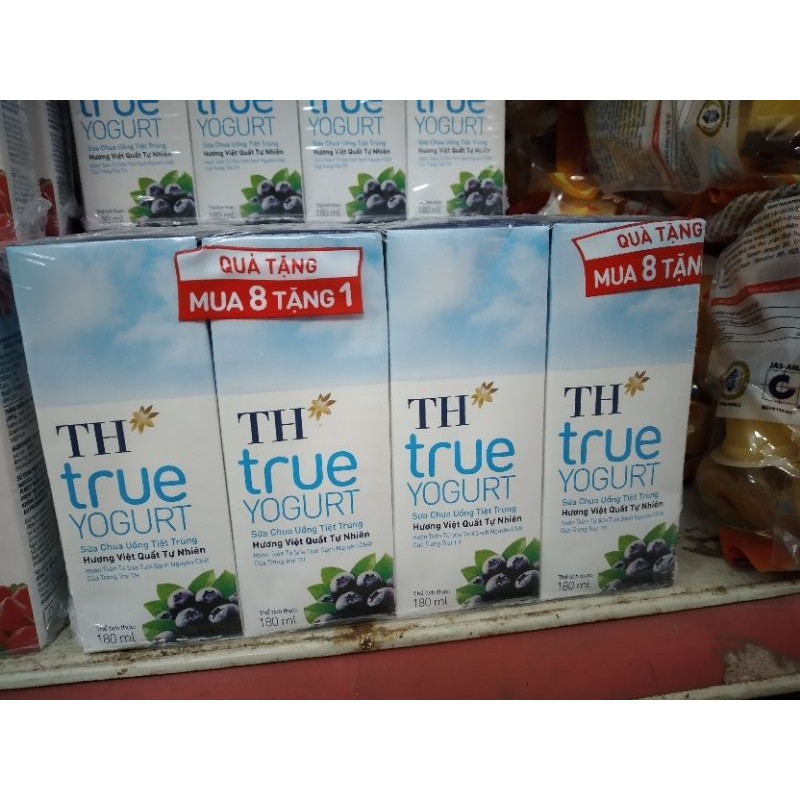 sữa chua uống TH hương việt quất 180ml