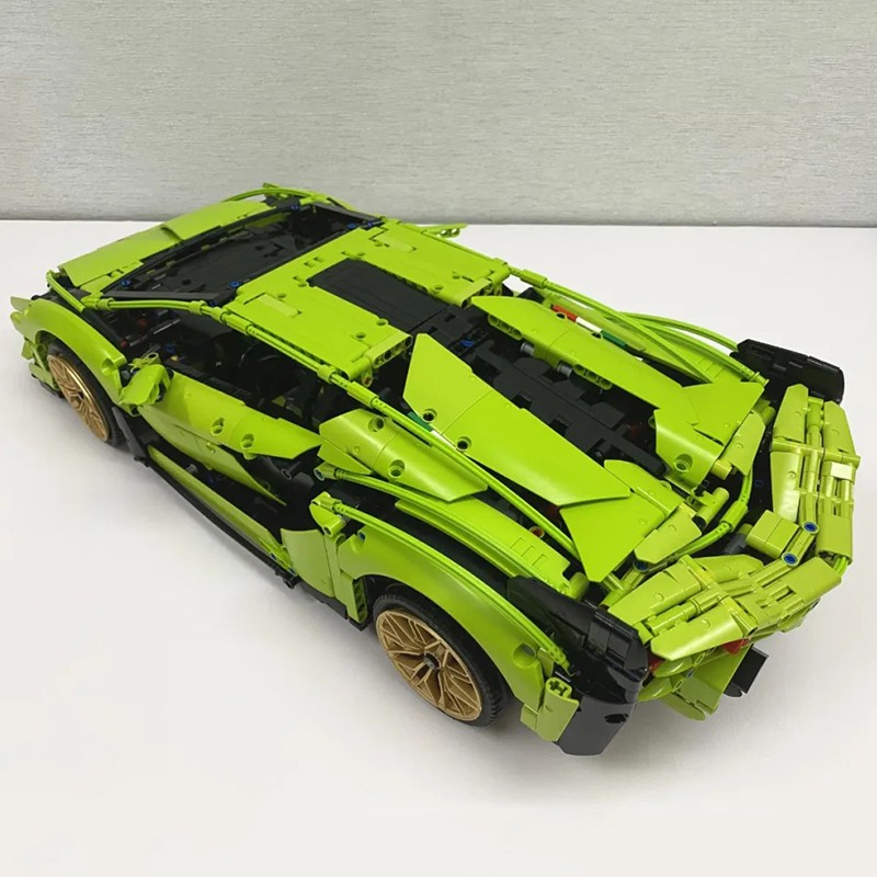(CÓ SẴN) Mẫu Lắp Ráp Siêu Xe Lamborghinis-Sián-FKP Racing Car 3728 pcs KJ003 180169  80096
