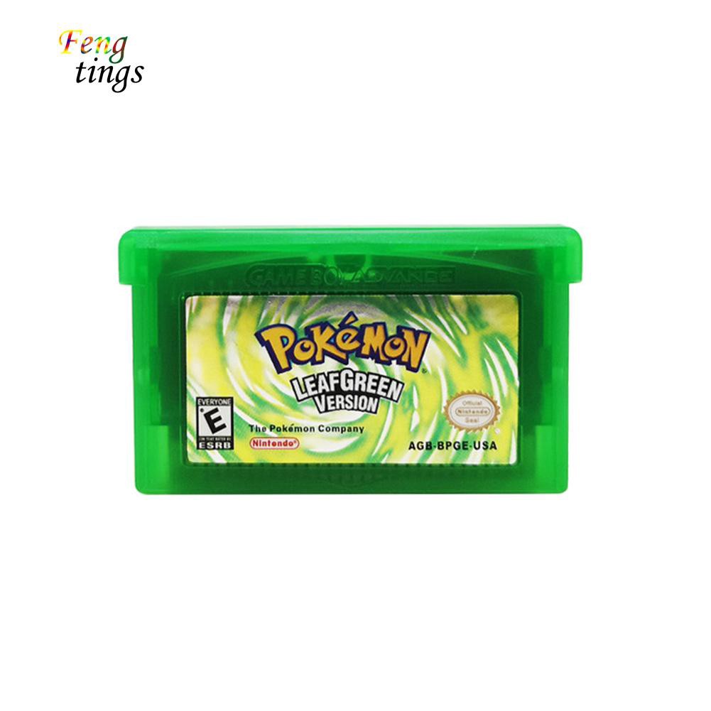 ✌ FT ✌ Sapphire/Emerald/Fire Red/Leaf Green/Ruby Pokemon Game Card Cartridge for GBA