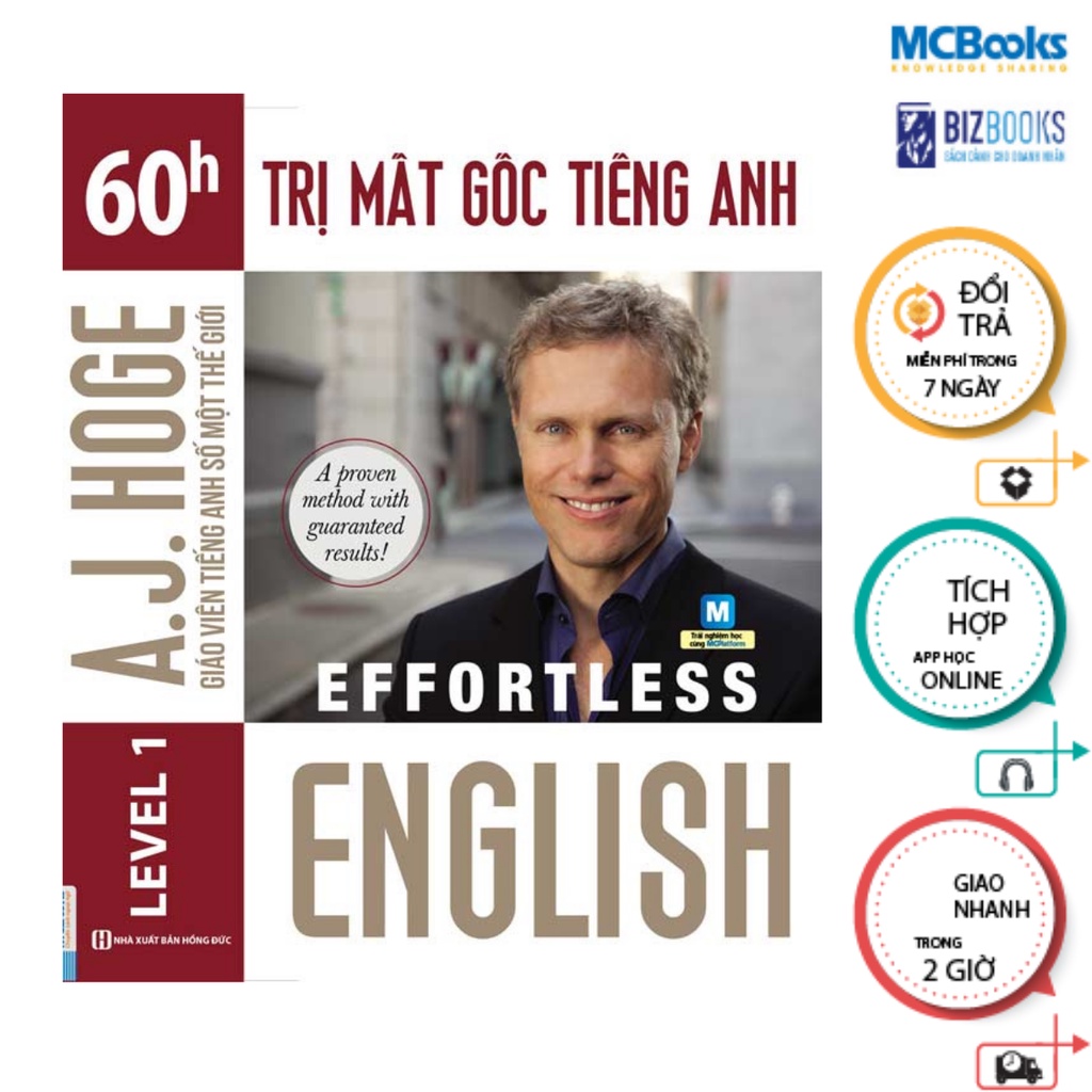 Sách - Effortless English – 60h trị mất gốc tiếng Anh