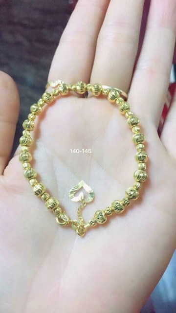 Lắc bi đồng non mạ vàng và lắc bạch kim bền đẹp