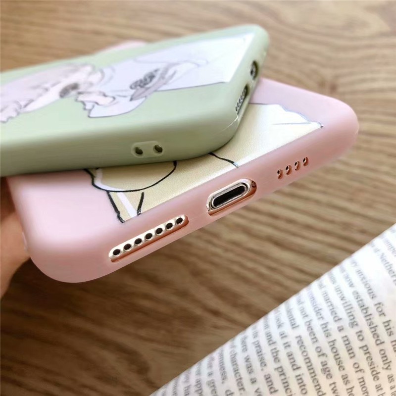Ốp iphone dẻo Cặp Đôi Ăn Bánh cho 11/11pro/11promax/x/xs/xr/xsmax/6/7/8/plus/splus/12 pro max/13 pro max-a270