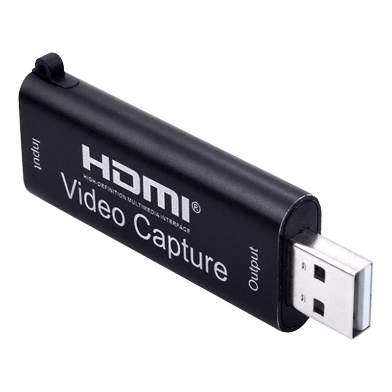 Wili❃ Convenient Use High Definition 1080P Capture Card Aluminium Alloy USB2.0 HDMI Video Record Card