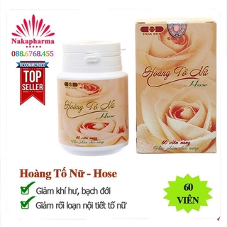 ✅ [CHÍNH HÃNG] Hoàng Tố Nữ Hose - Hỗ trợ giảm khí hư bạch đới, huyết trắng, hoàng đới, rối loạn nội tiết tố nữ