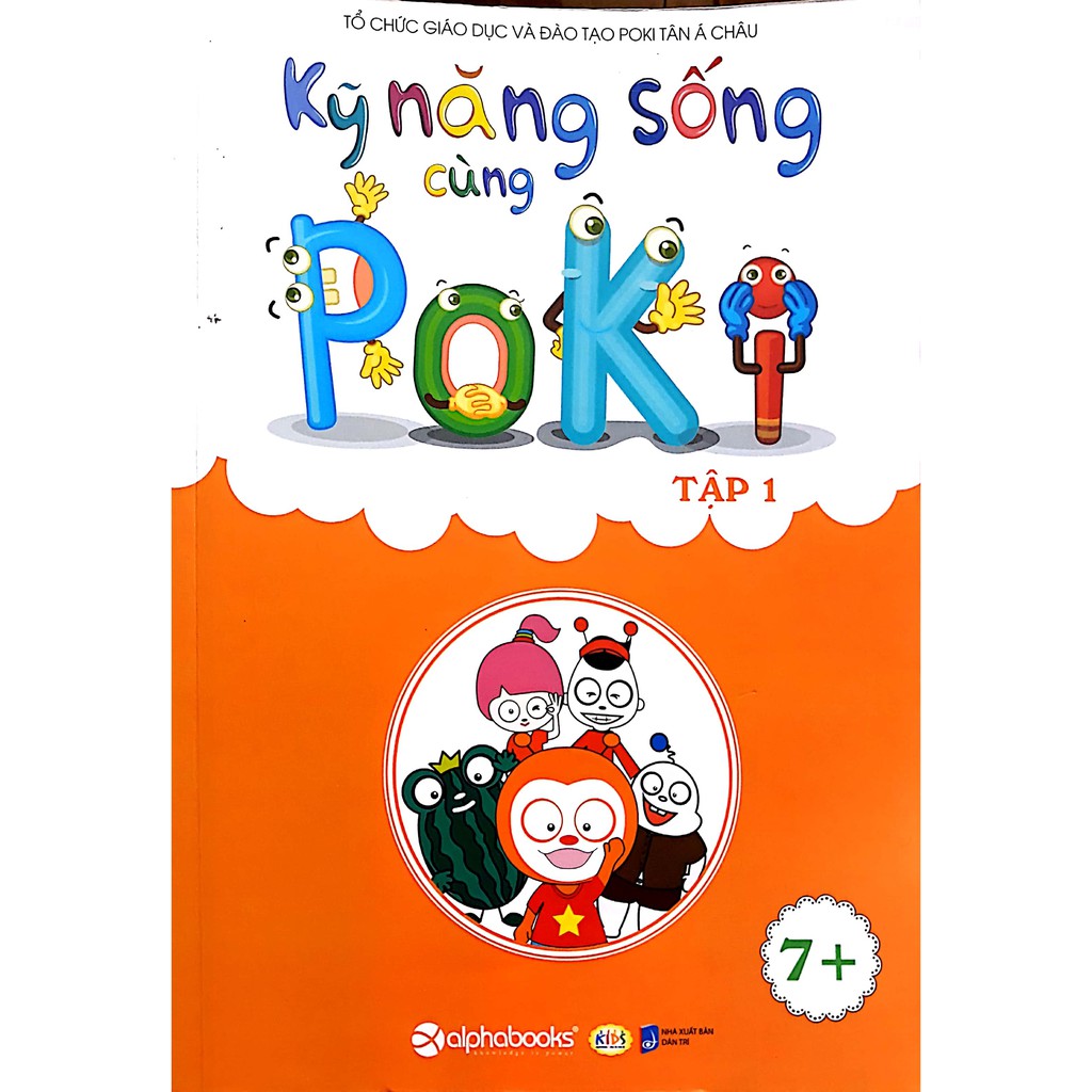 Sách - Kỹ năng sống cùng Poki 7+ (tập 1)