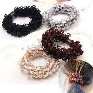 Dây buộc tóc đỏ,nâu,đen,xanh ,trắng