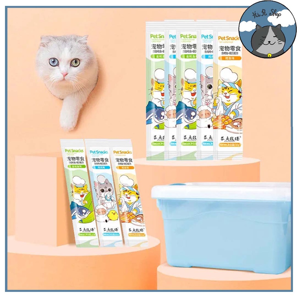 Súp Thưởng Petsnacks Thanh 15g Dạng Cream Cho Mèo Nhiều Vị