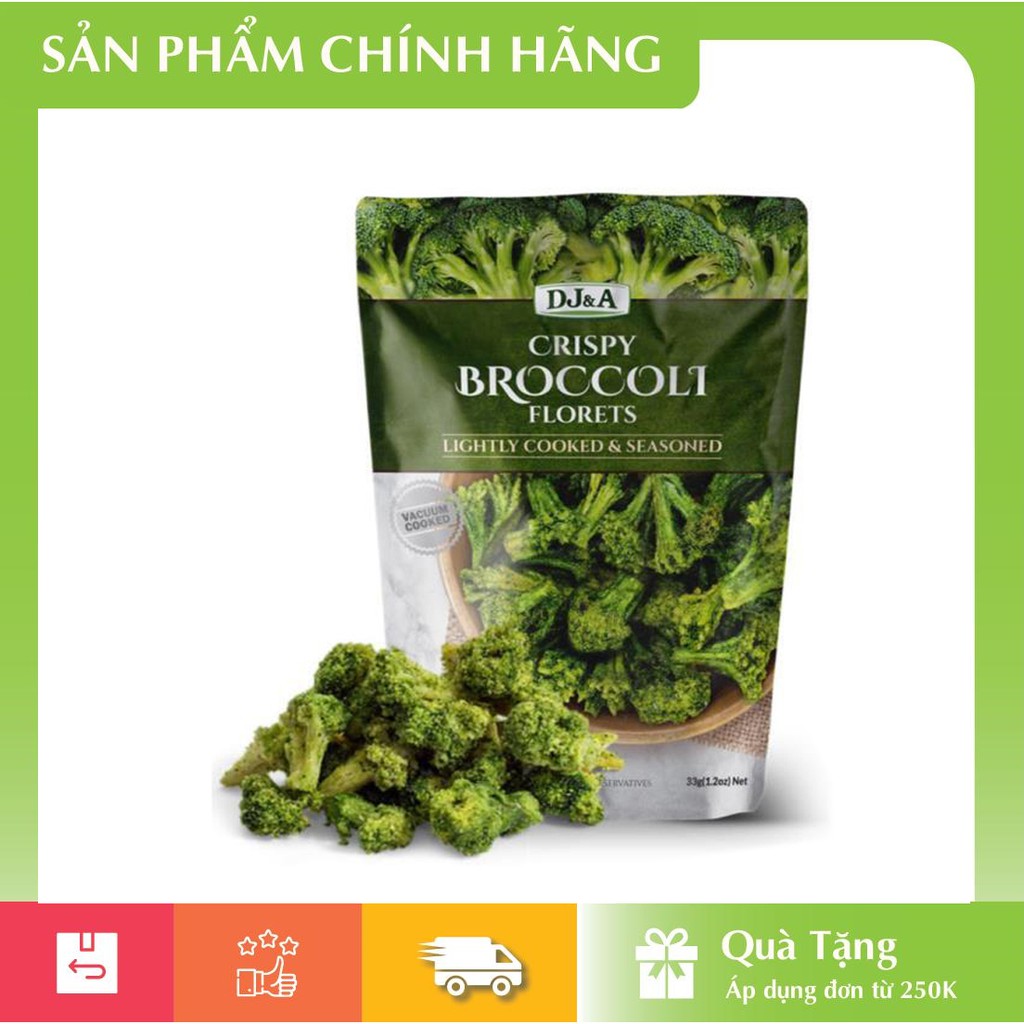 [HÀNG CHÍNH HÃNG] Súp Lơ Xanh Sấy Giòn DJ&amp;A 25gr