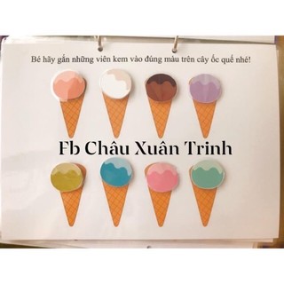 Học liệu, Bộ trò chơi dán dính, ghép nối cho bé chơi, học màu sắc, con vật, hình học