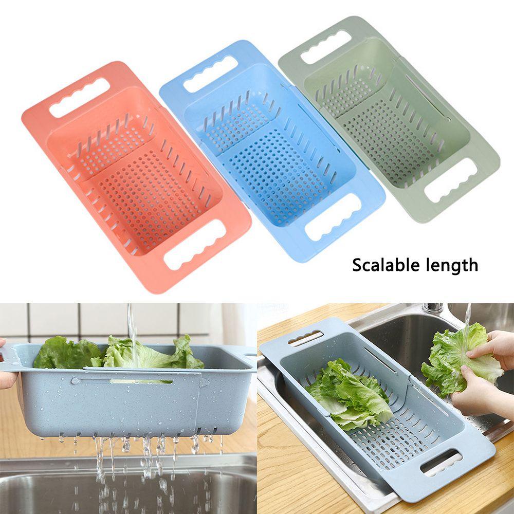 Rổ Đựng Trái Cây Ráo Nước Có Thể Điều Chỉnh