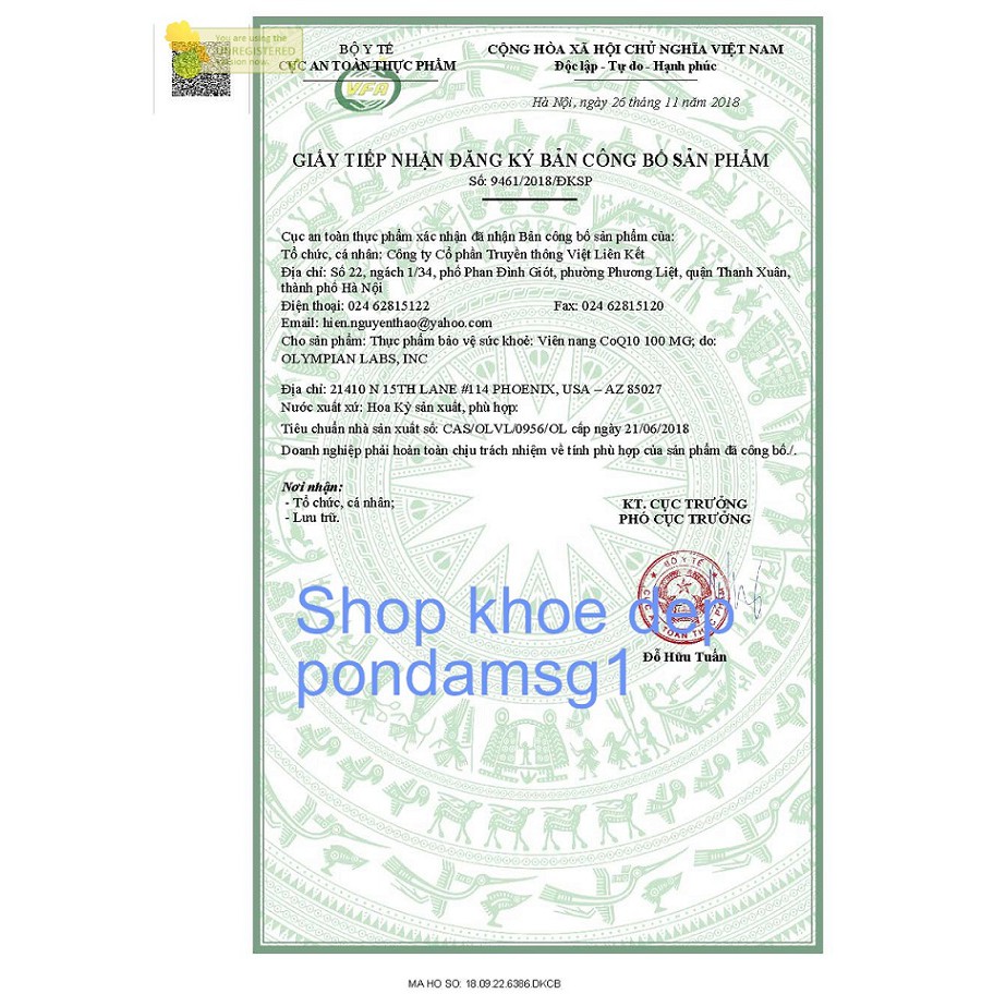 CoQ10 Olympian Labs và Doctor’s Best Co10 USA Mỹ 100mg 120 viên nang viên nén