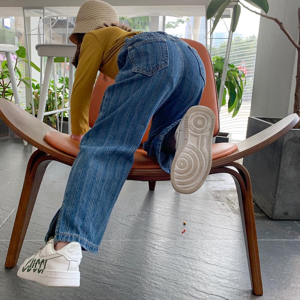 Quần Jean Ống Rộng Kiểu Hàn Quốc Mới Mùa Hè 2023