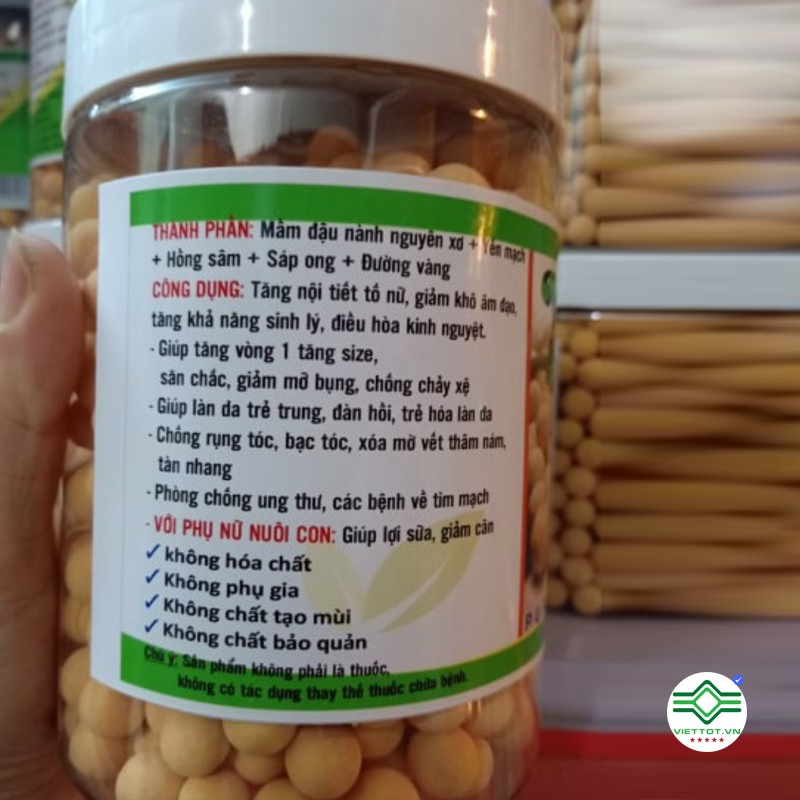 1kg Hồng sâm Collagen tăng kích thước vòng 1, đẹp da VT931 by handmade từ thiên nhiên