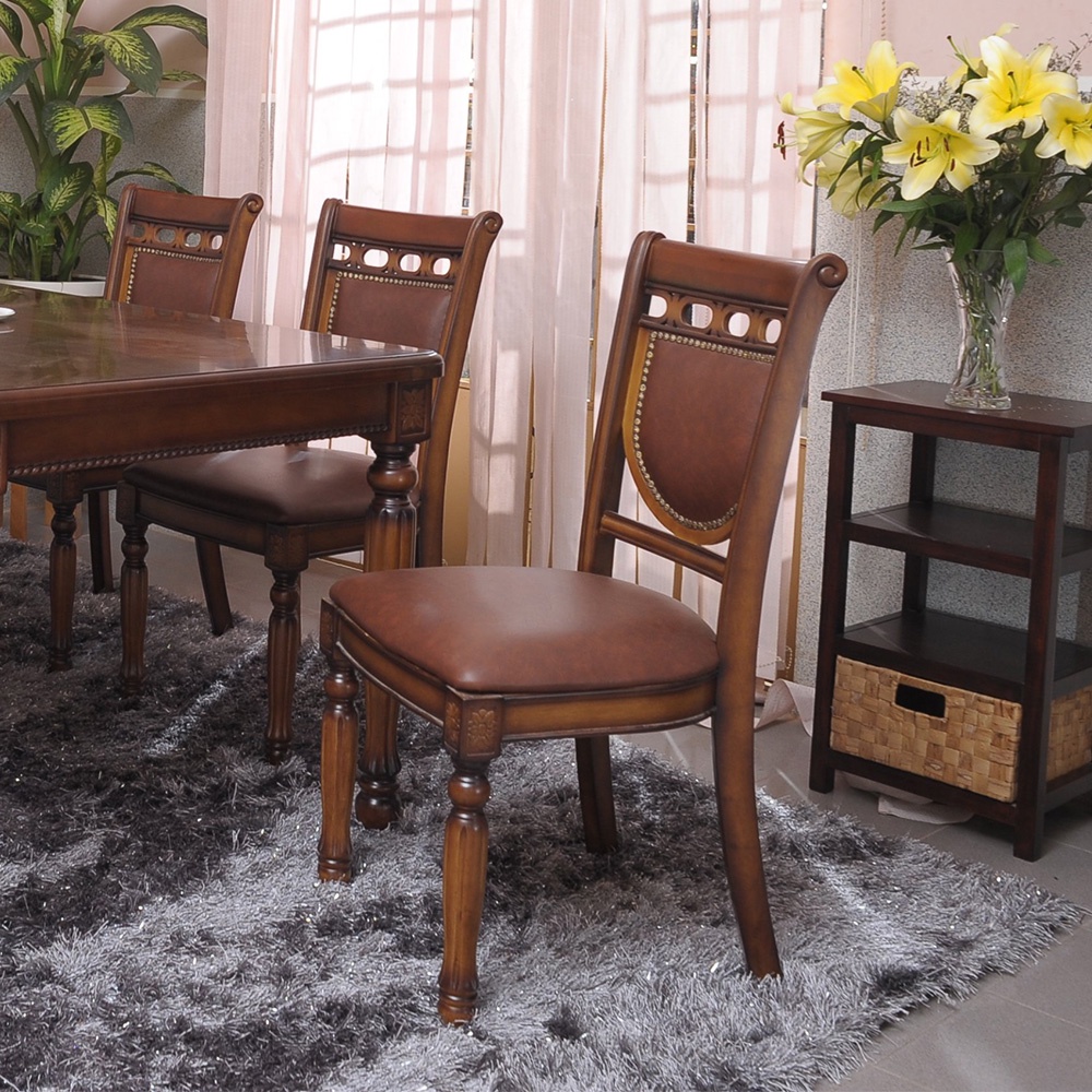 Bộ bàn ăn 4-6-8 ghế IBIE Andre chạm khắc cầu kỳ, phong cách cổ điển, sang trọng, hàng cao cấp xuất khẩu