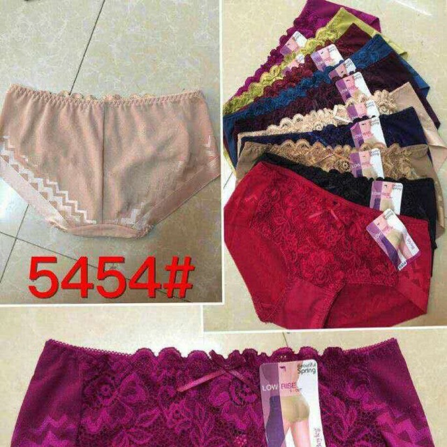 10 QUẦN(5454)SU ÉP PHỐI REN. KHÔNG VIỀN ỐNG