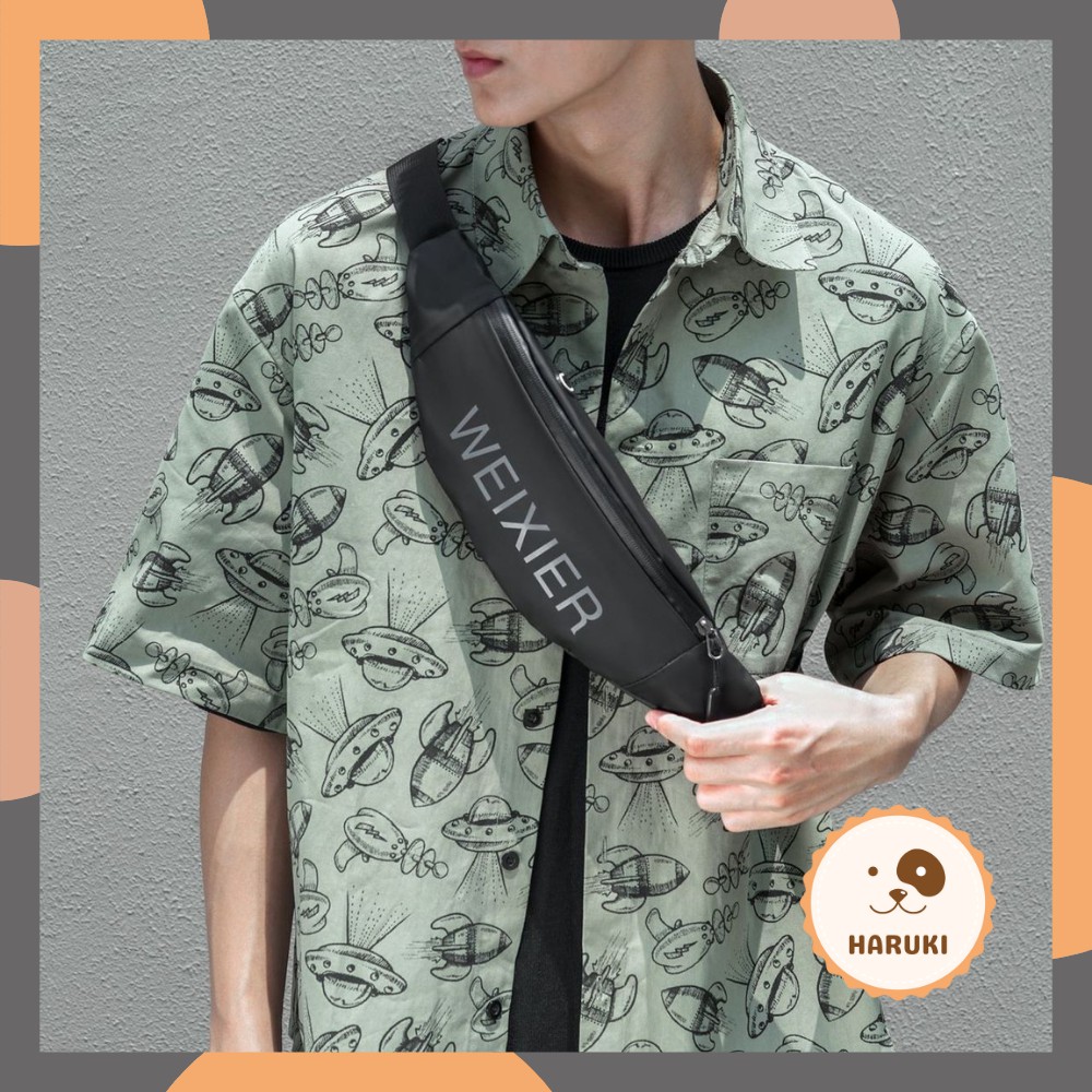 Túi đeo hông đeo thắt lưng Weixier chống nước sử dụng chạy bộ tập thể dục vừa đeo chéo thời trang - HARUKI Shop | BigBuy360 - bigbuy360.vn