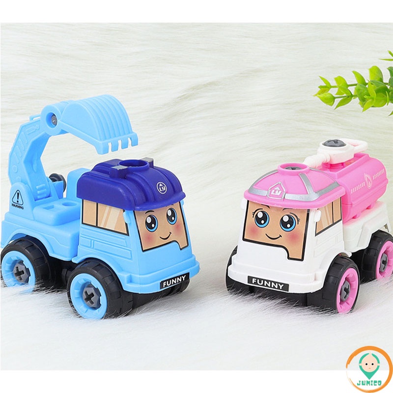 Ô tô đồ chơi lắp ráp mô hình, đồ chơi trẻ em cho bé trai bé gái JUMICO OLR