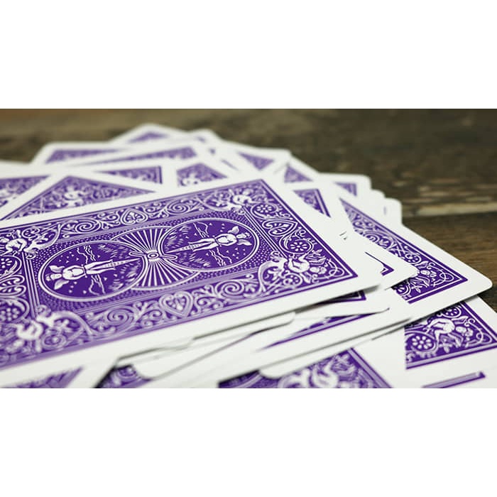 Bài Mỹ ảo thuật bicycle USA cao cấp  : Bicycle Purple Playing Cards by US Playing Card Co