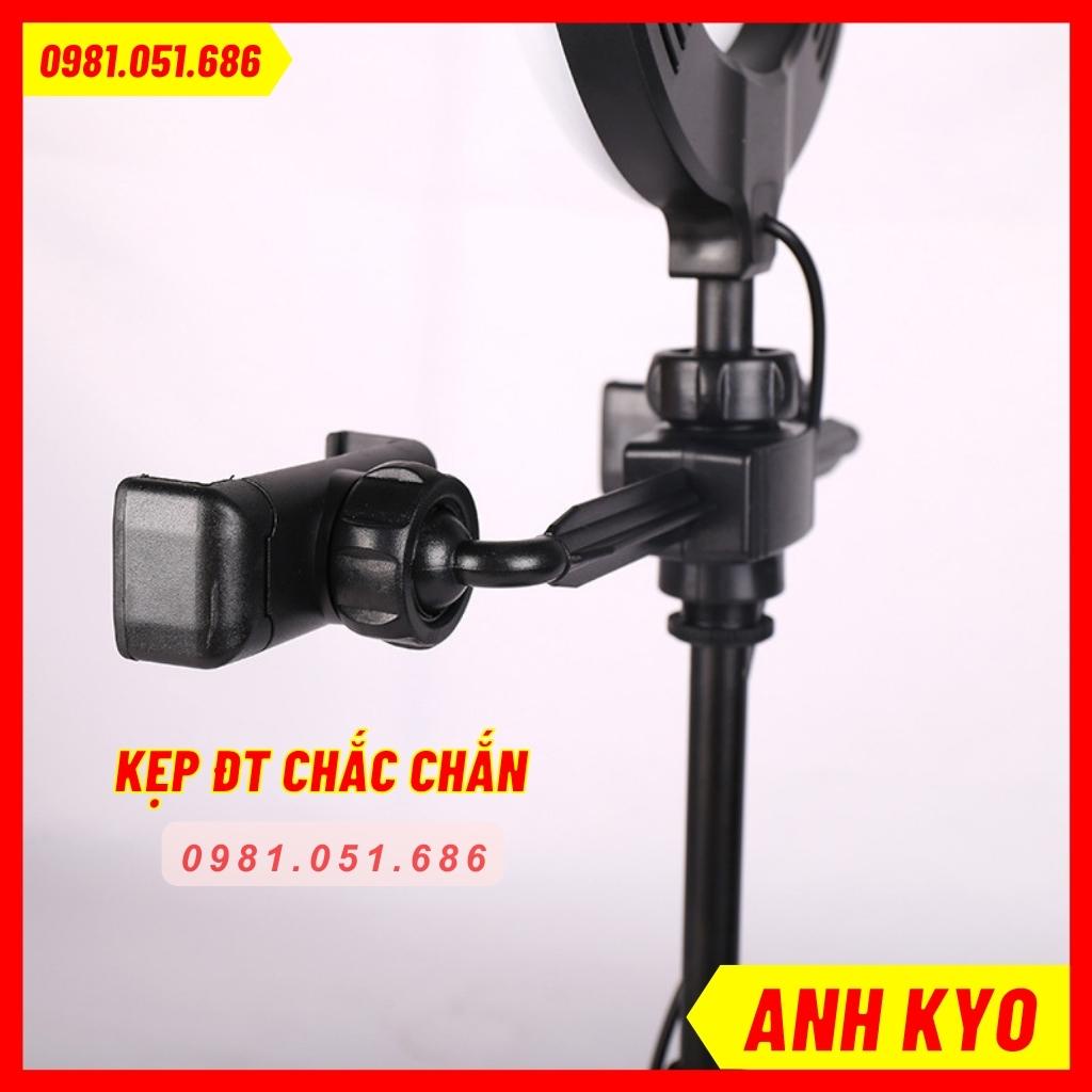 Đèn Livestream 3 Trong 1 Size 16cm Để Bàn Bán Hàng, Livestream, Học Online Siêu Chắc Chắn Và Tiện Lợi