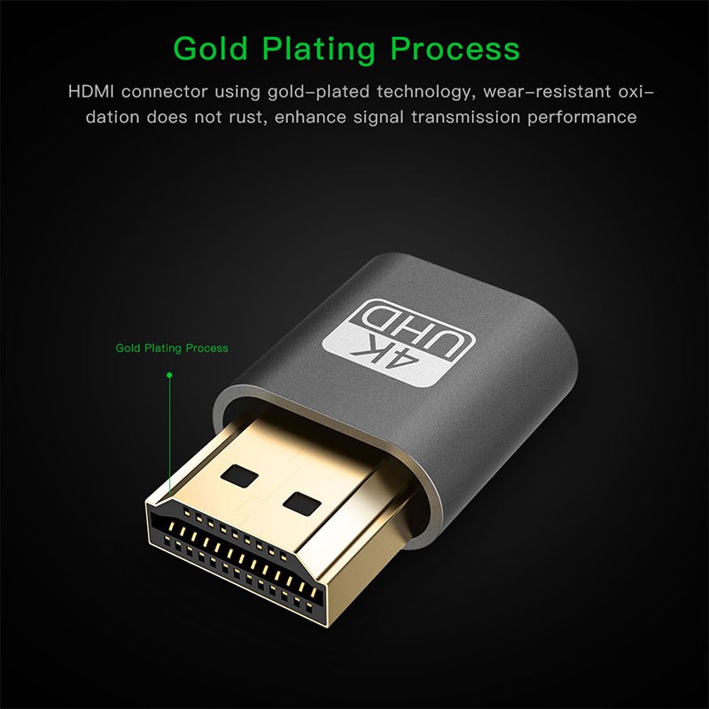 Đầu cắm chuyển đổi cho Ghost DDC EDID màn hình ảo HDMI CSF | BigBuy360 - bigbuy360.vn