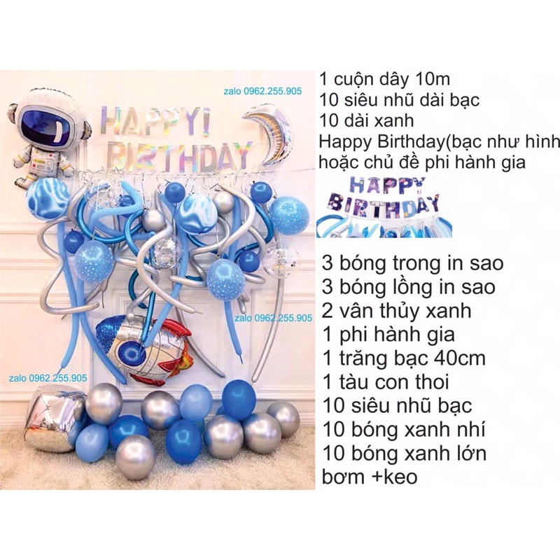 Sét bóng dài chủ đề Phi hành gia