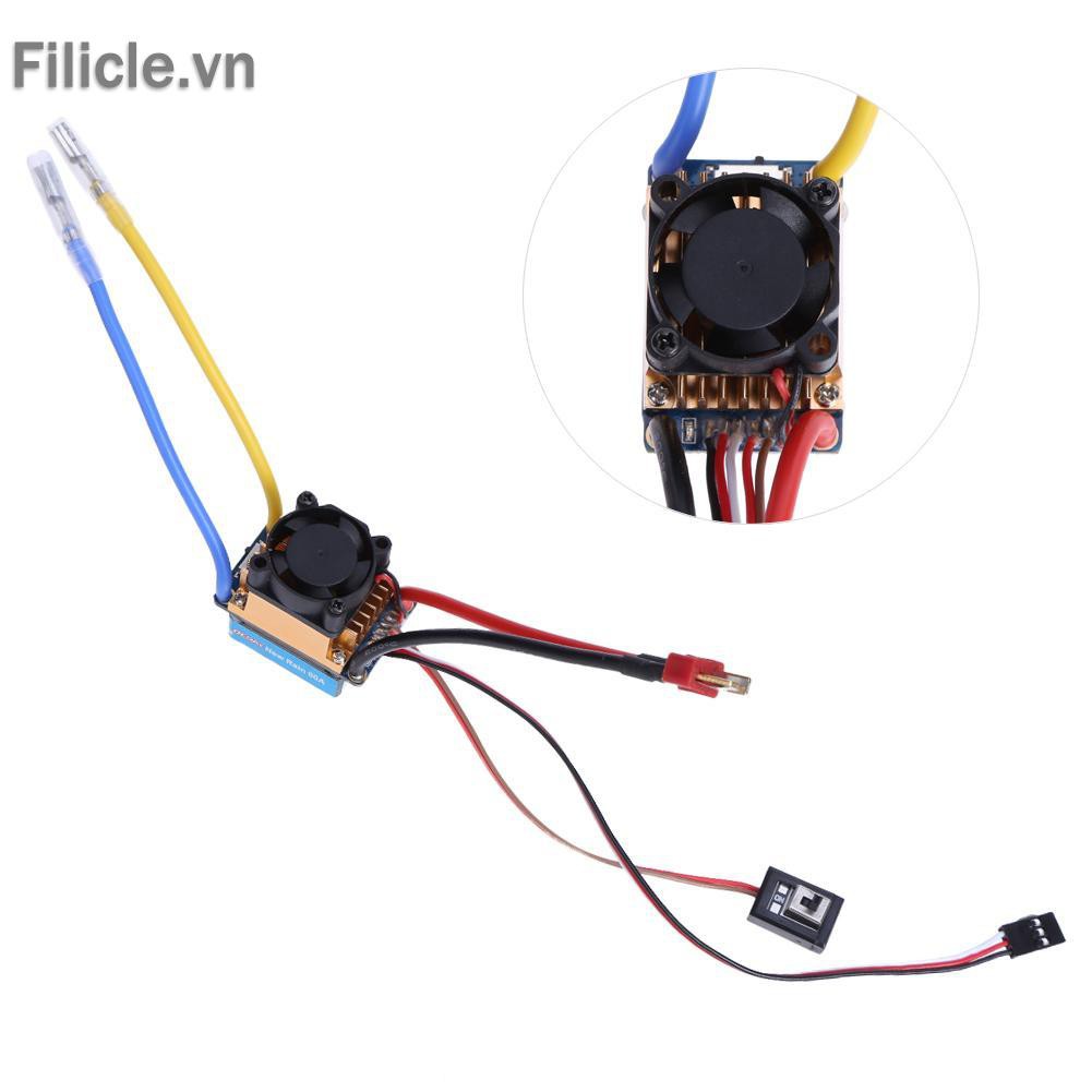 RC Bộ Điều Khiển Tốc Độ Động Cơ Không Thấm Nước 320a Esc Cho Xe Điều Khiển Từ Xa 1 / 10