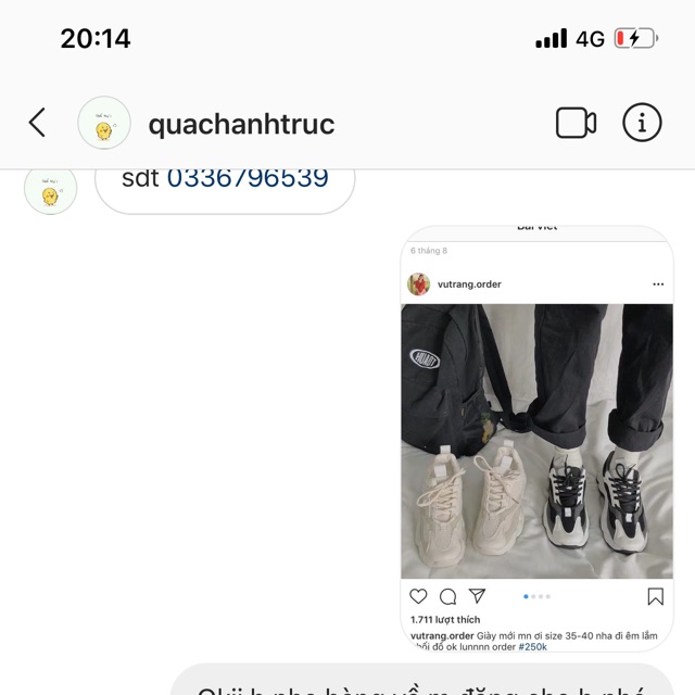Giày kem sz 36