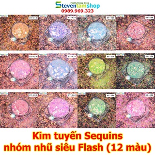 Kim tuyến nhũ Sequins nhập khẩu siêu Flash