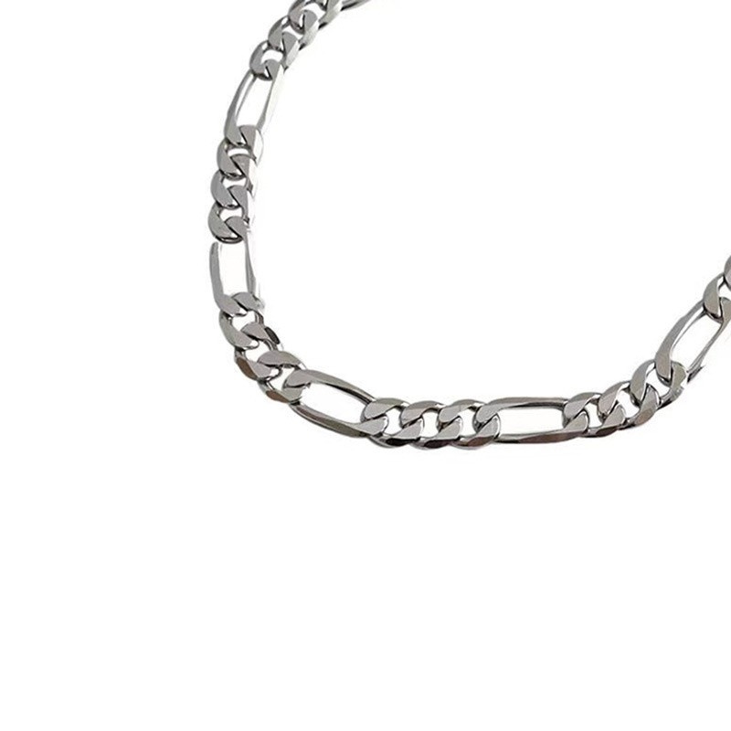 Vòng tay dây xích 191061 thiết kế đơn giản phong cách hiphop thời trang Hàn Quốc cho cặp đôi