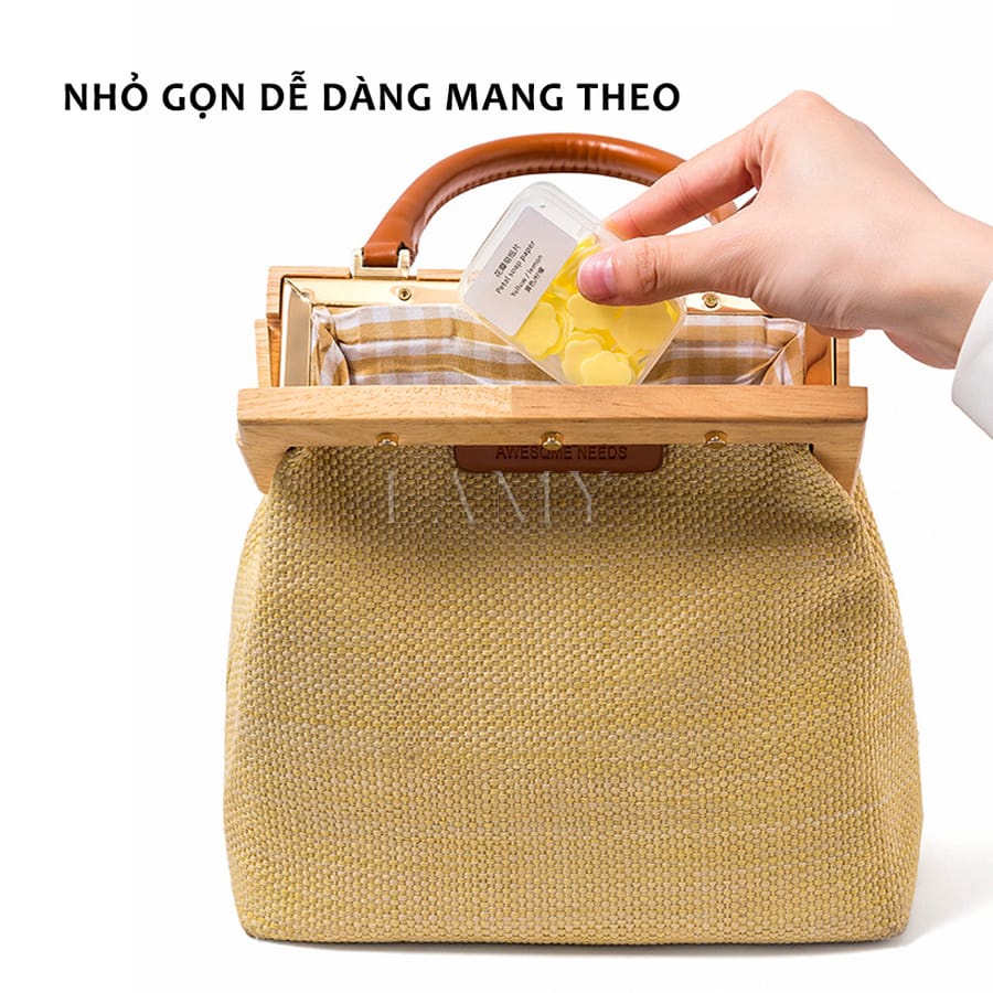 Xà Bông Rửa Tay Hình Bông Hoa , Xà Phòng Giấy Bỏ Túi Đi Du Lịch Đi Ra Ngoài Tiện Lợi