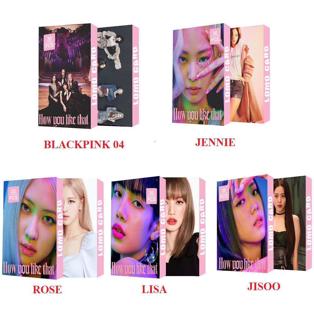 Lomo Card Kpop Blackpink How You Like That Kèm Ảnh Thật Mẫu Mới 2020