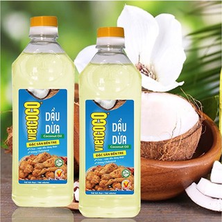 Dầu dừa tinh luyện Vietcoco chai 1 lít