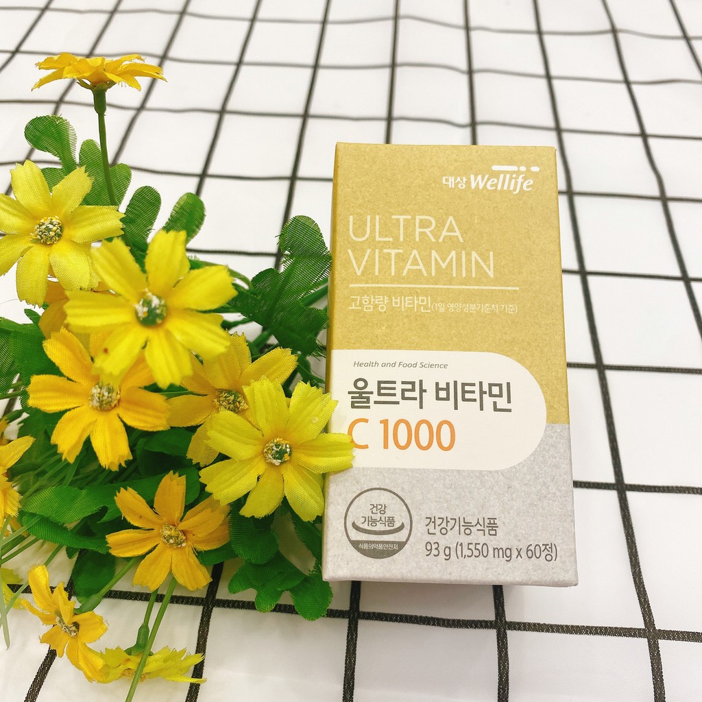 Ultra Vitamin C 1000 Daesang Wellife hộp 60 viên