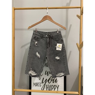 🔅Quần Ngố Jeans Rách Nhiều ( New)