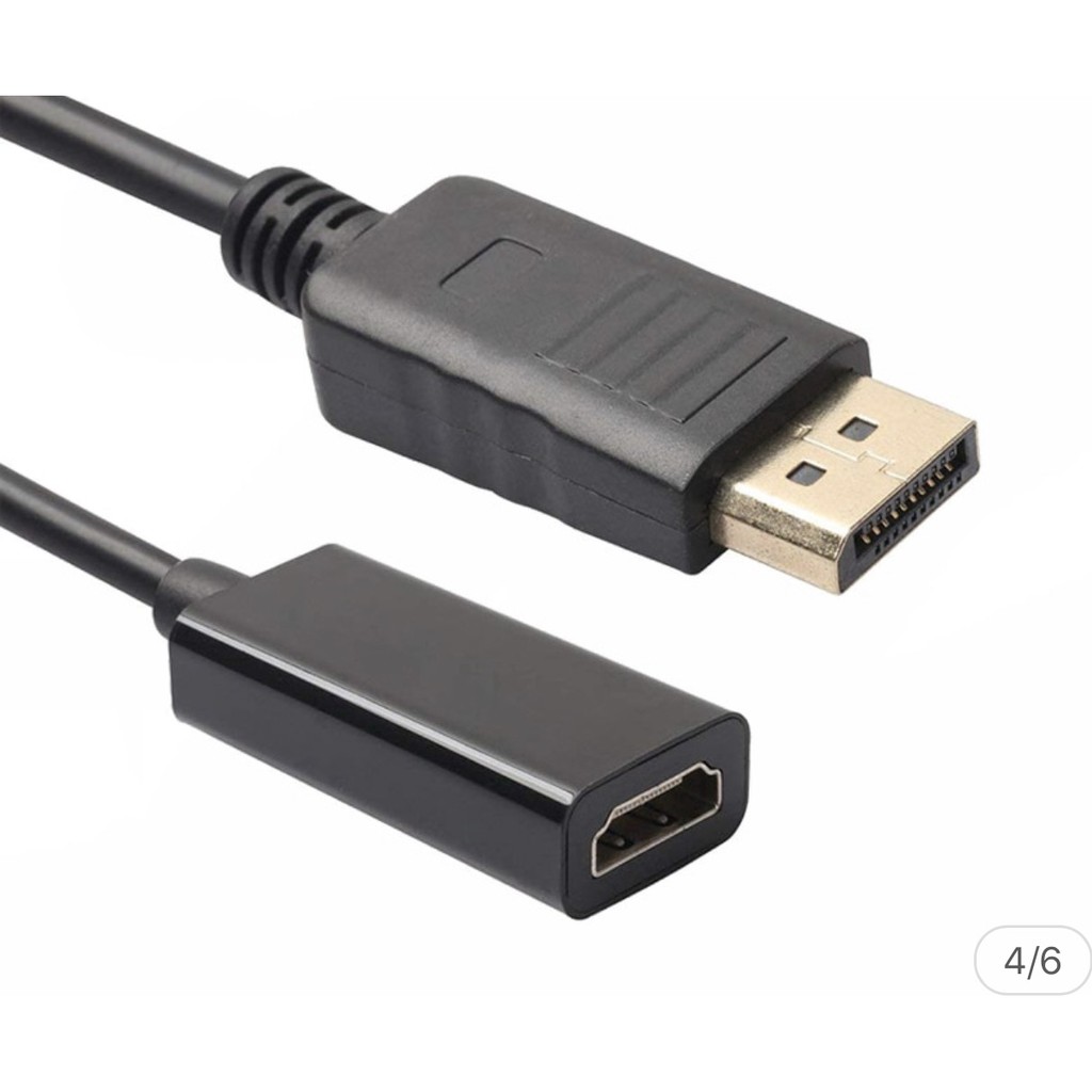 [Mã ELHACE giảm 4% đơn 300K] Cáp Chuyển Đổi Dislayport Sang HDMI 1080p