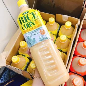 Sữa gạo bắp OKF Rice Corn nhập khẩu Hàn Quốc không đường cho người ăn kiêng và tiểu đường