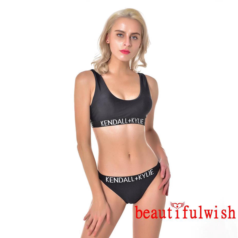 Bộ bikini 2 mảnh nhiều màu có mút nâng họa tiết chữ quyến rũ cho nữ | BigBuy360 - bigbuy360.vn