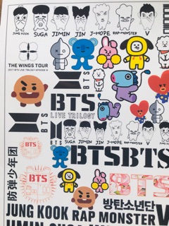 Sticker BT21 chỉ 5k