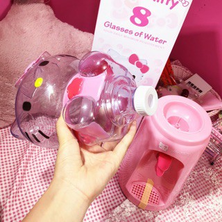 Cây Nước Mini 2000ml Hình Hello Kitty | Bình Nước Mini | Bình Giữ Nhiệt Mini