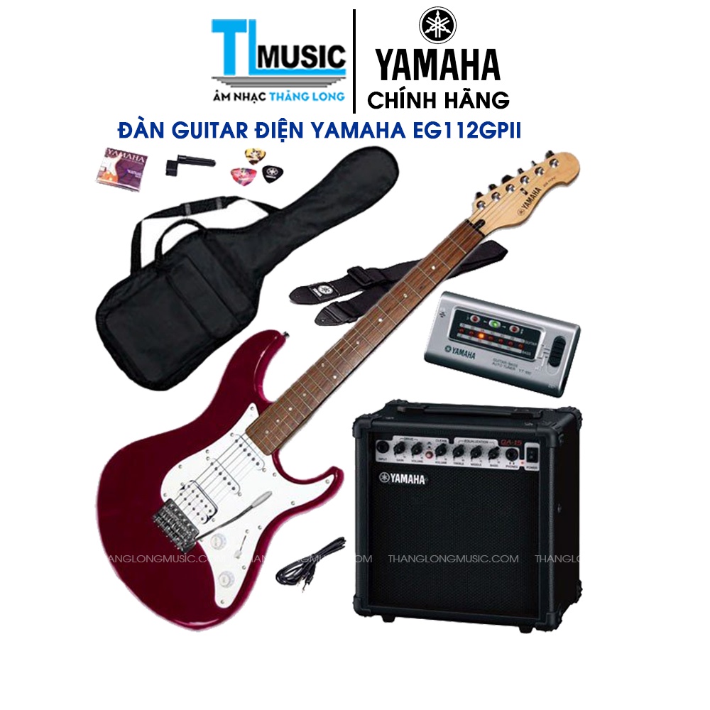 [Chính hãng] Bộ Đàn Guitar Điện Yamaha EG112GPII Metallic Red ( màu đỏ )