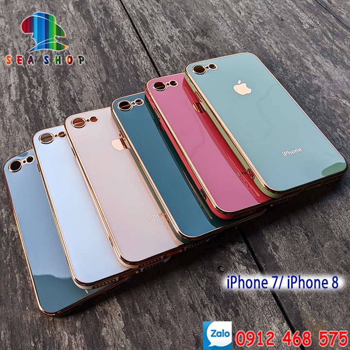 [ĐỘ iP12] Ốp lưng iphone 6,6S Plus,7, 7Plus,8, 8Plus,XS Max, 11 Pro Max - Nhựa dẻo -- VIỀN BÓNG -- Thiết kế viền vuông | BigBuy360 - bigbuy360.vn