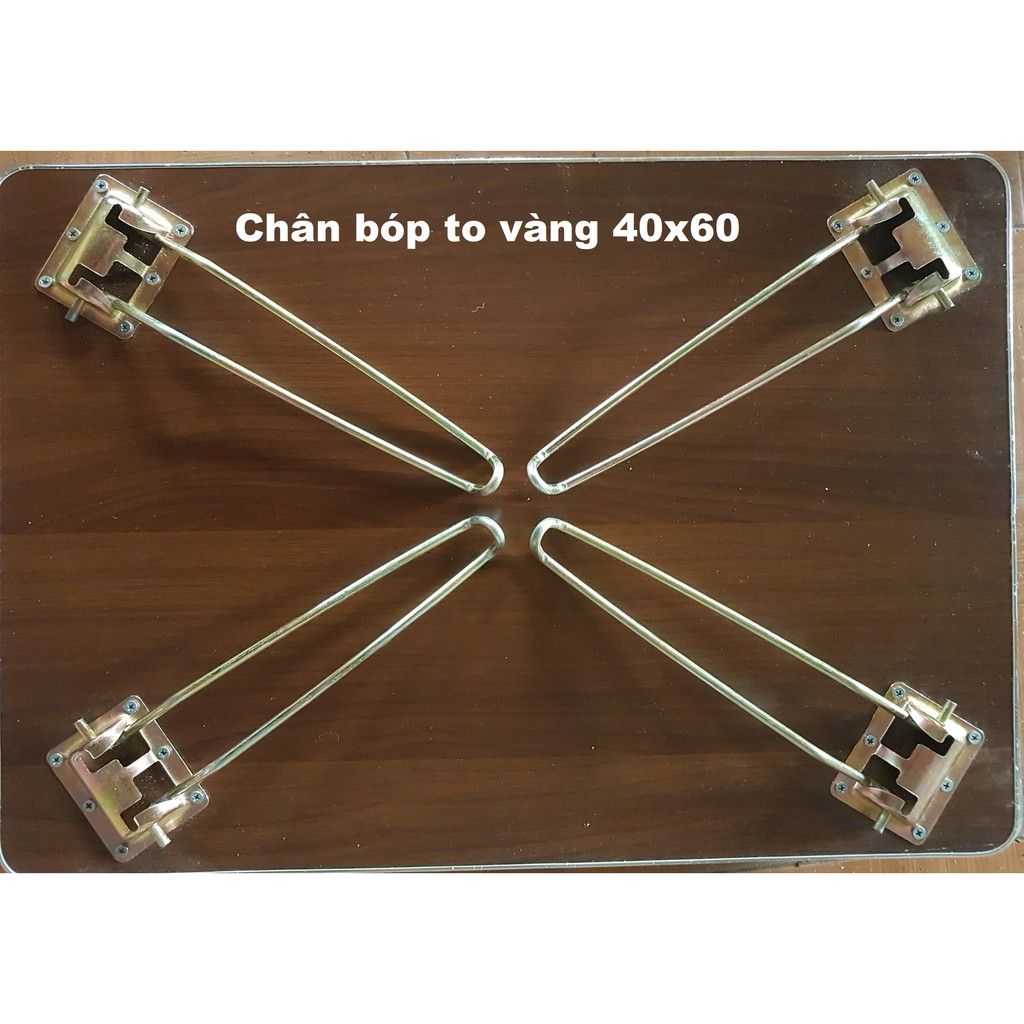 Combo 2 bàn gấp sinh viên chân bop vàng giá ưu đãi