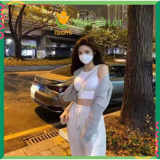 Áo croptop thể thao nữ co giãn, áo croptop ôm sát nách thoáng mát FSHOPP5