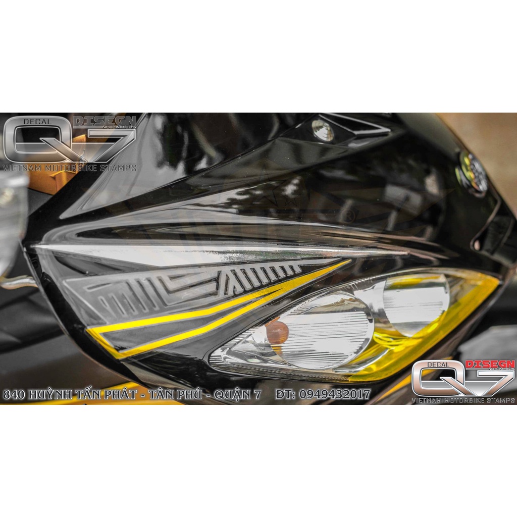 TEM RỜI EXCITER 2010 VÀNG ĐEN